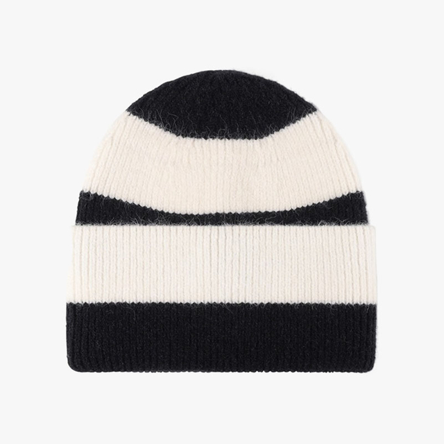 Knitted Stripe Beanie